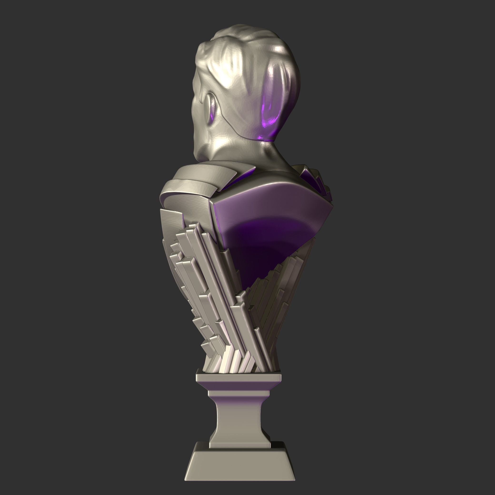 MINI BUST SUPERMAN 3D print model_6