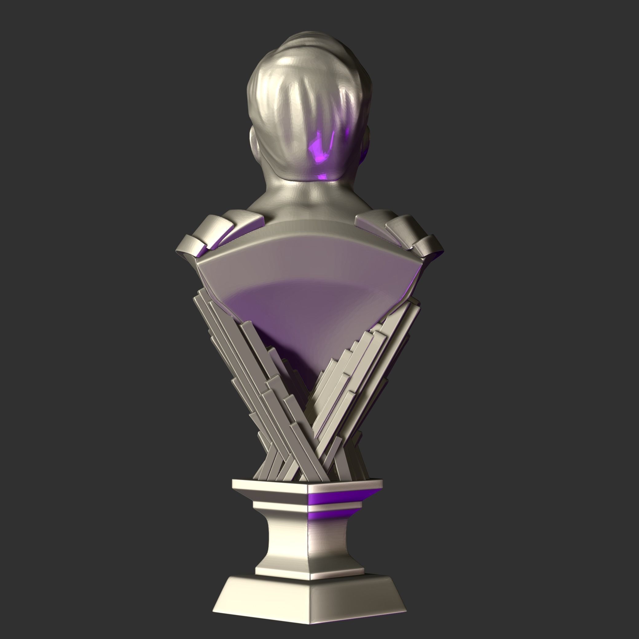 MINI BUST SUPERMAN 3D print model_5