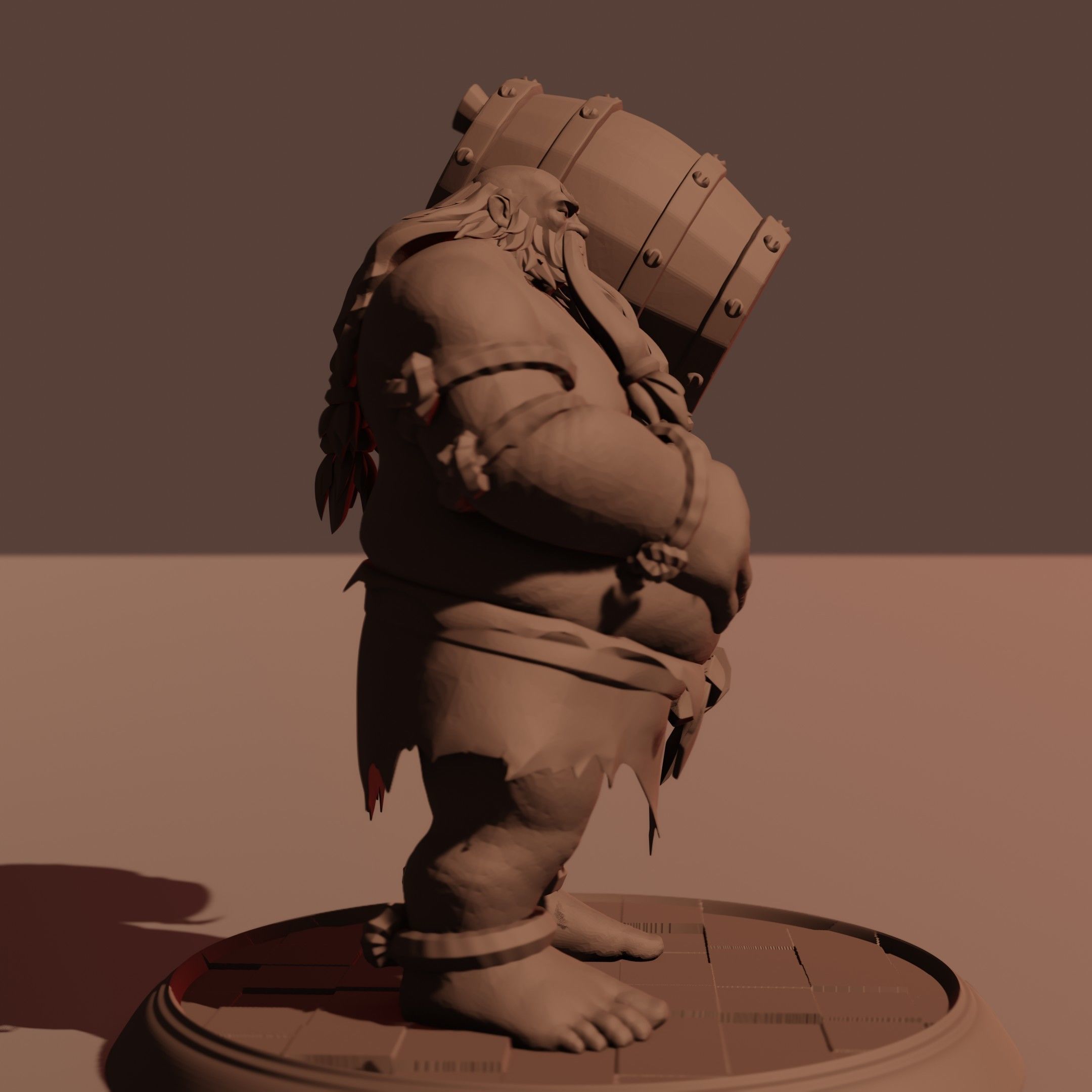 GRAGAS THE RABBLE ROUSER 3D print model_1