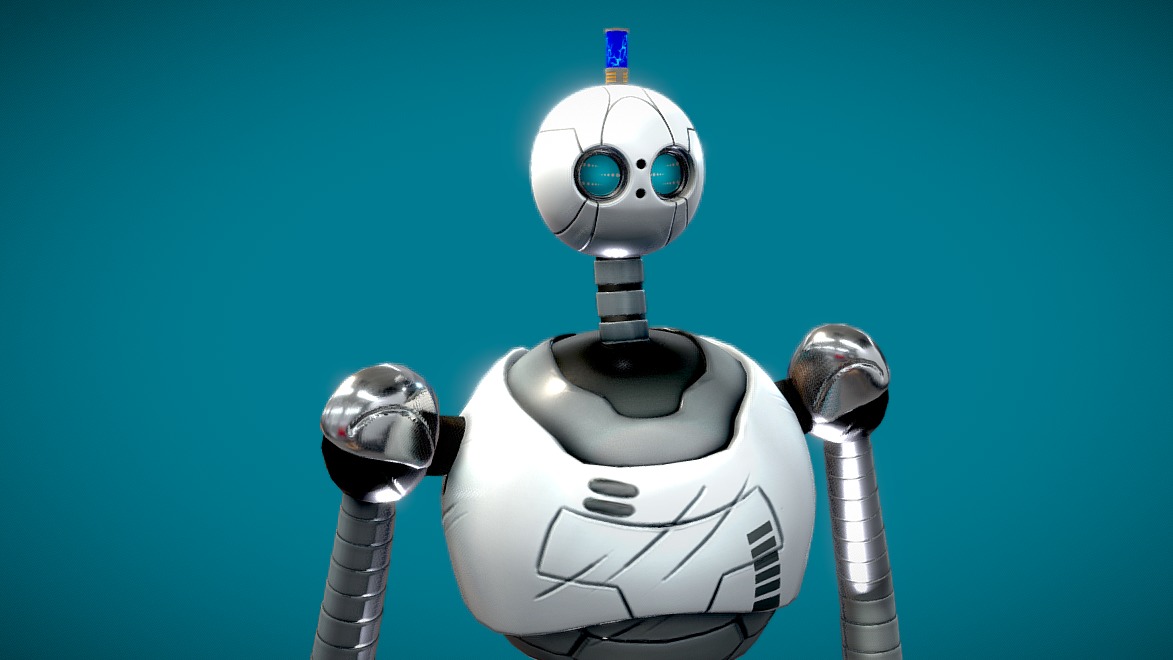 The Wild Robot Low-poly 3D model_5