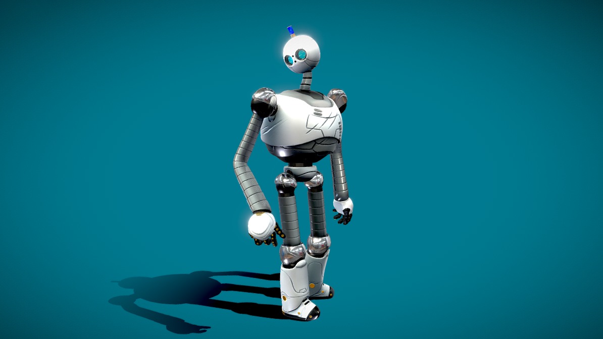 The Wild Robot Low-poly 3D model_4