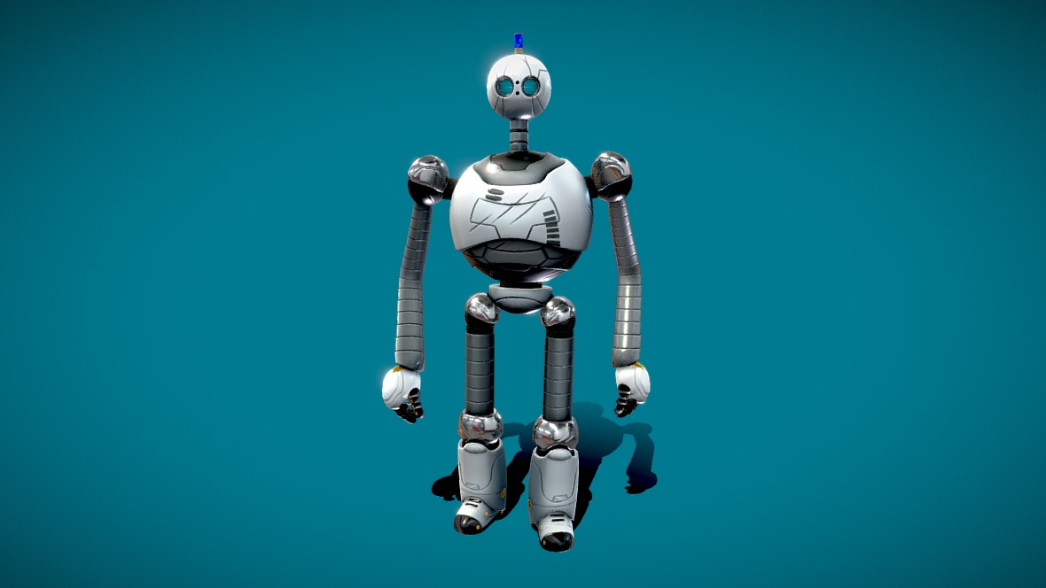 The Wild Robot Low-poly 3D model_2