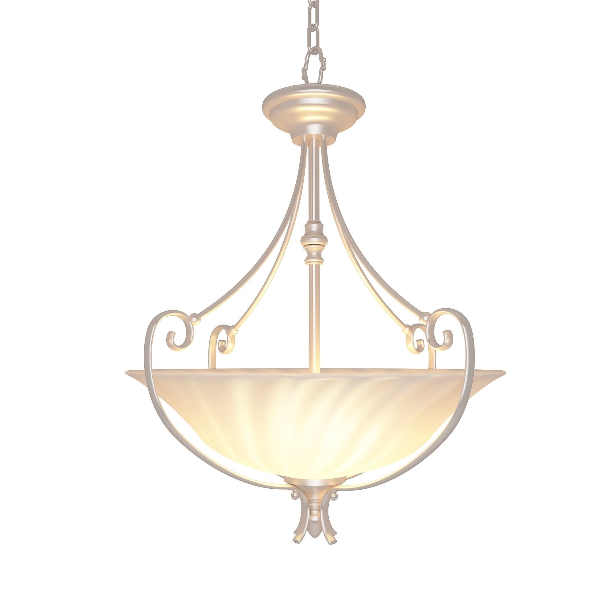 Classic Pendant Chandelier 3D model_4