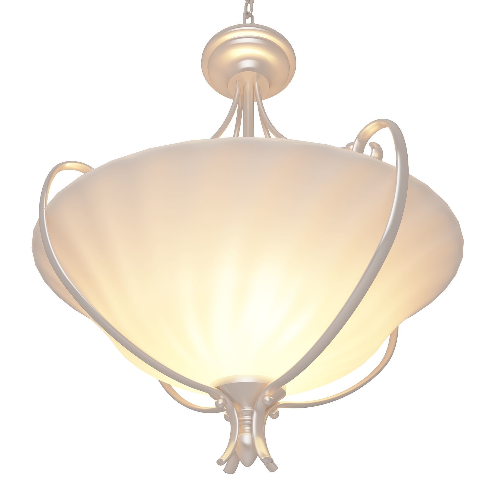Classic Pendant Chandelier 3D model_2