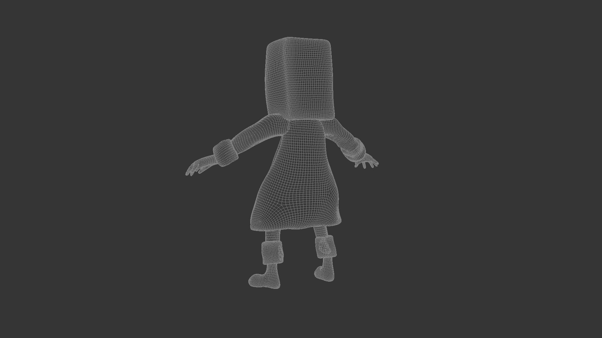 Little Nightmares II Mono Low-poly 3D model_6