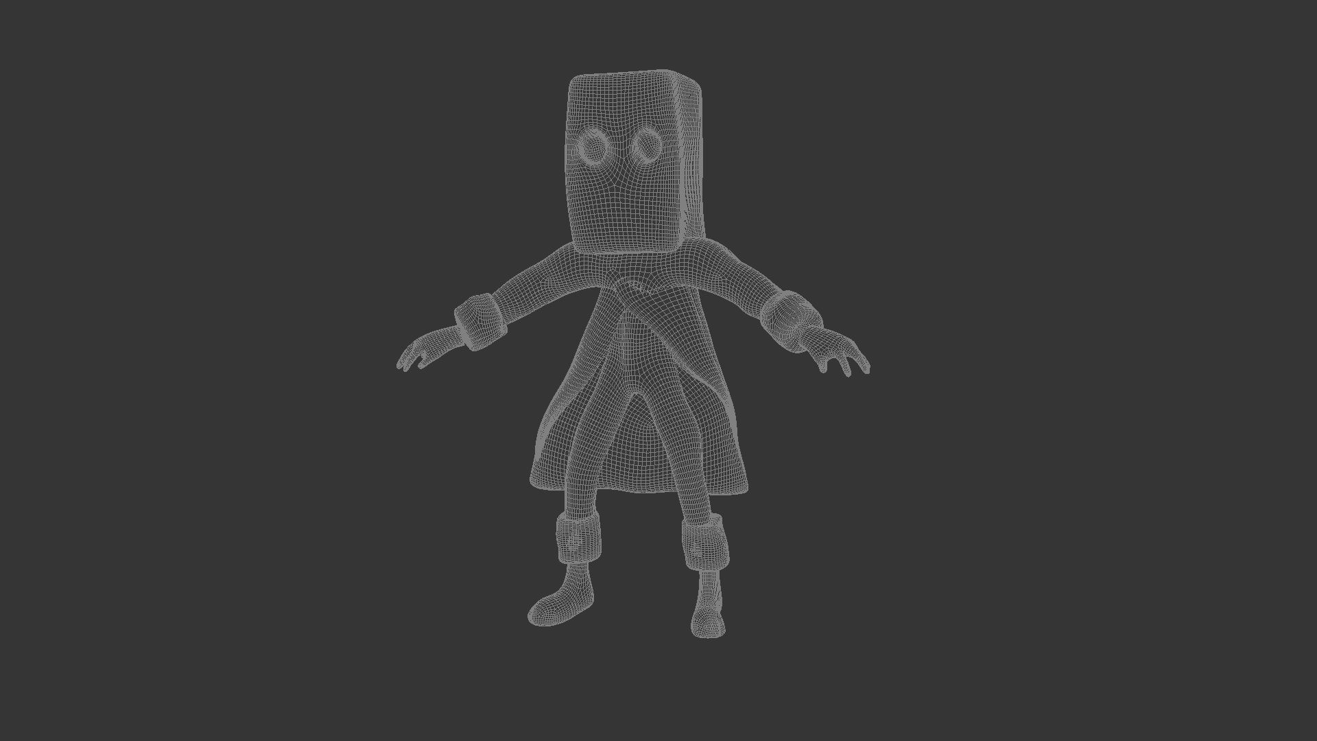 Little Nightmares II Mono Low-poly 3D model_5