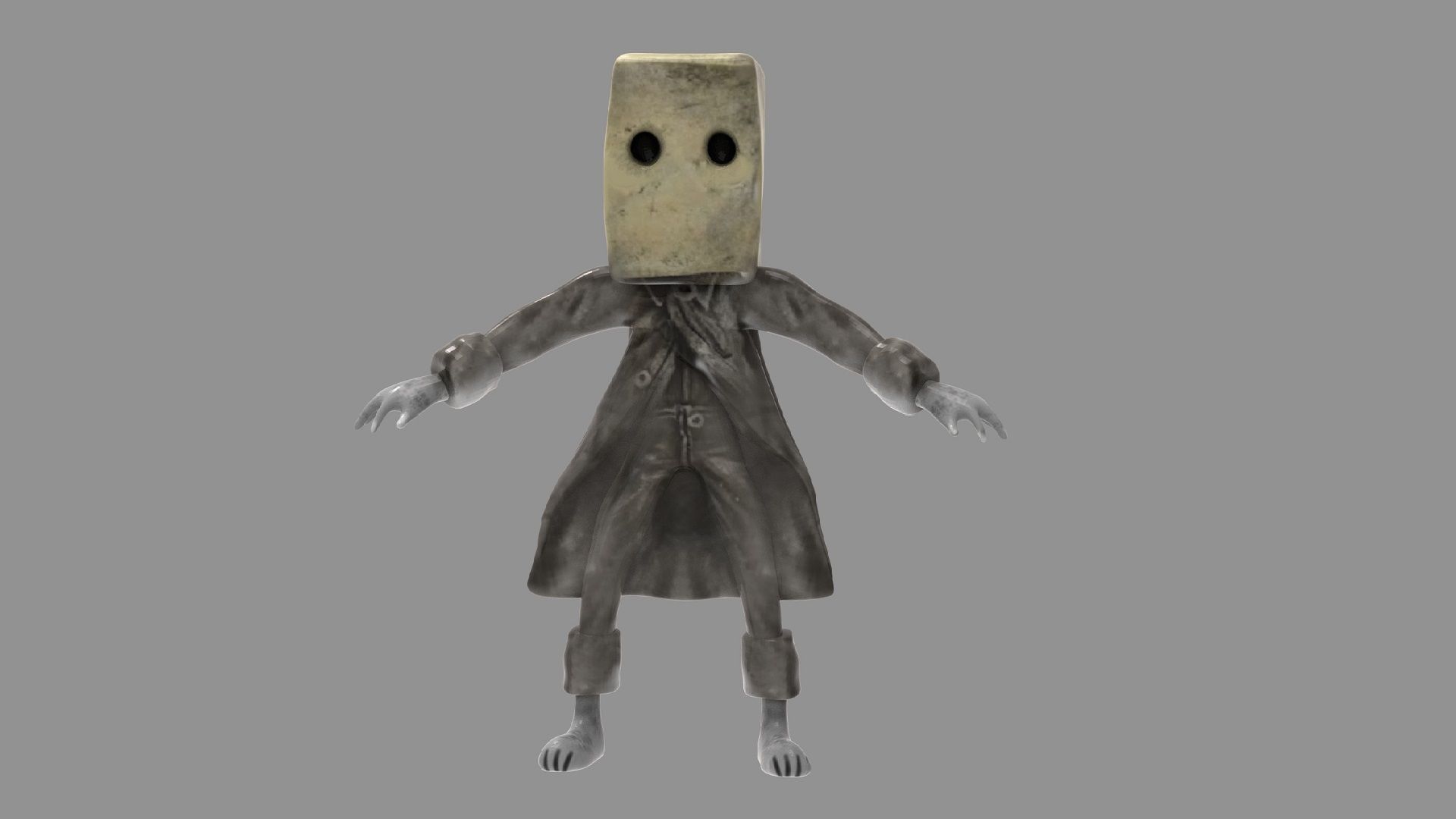 Little Nightmares II Mono Low-poly 3D model_1