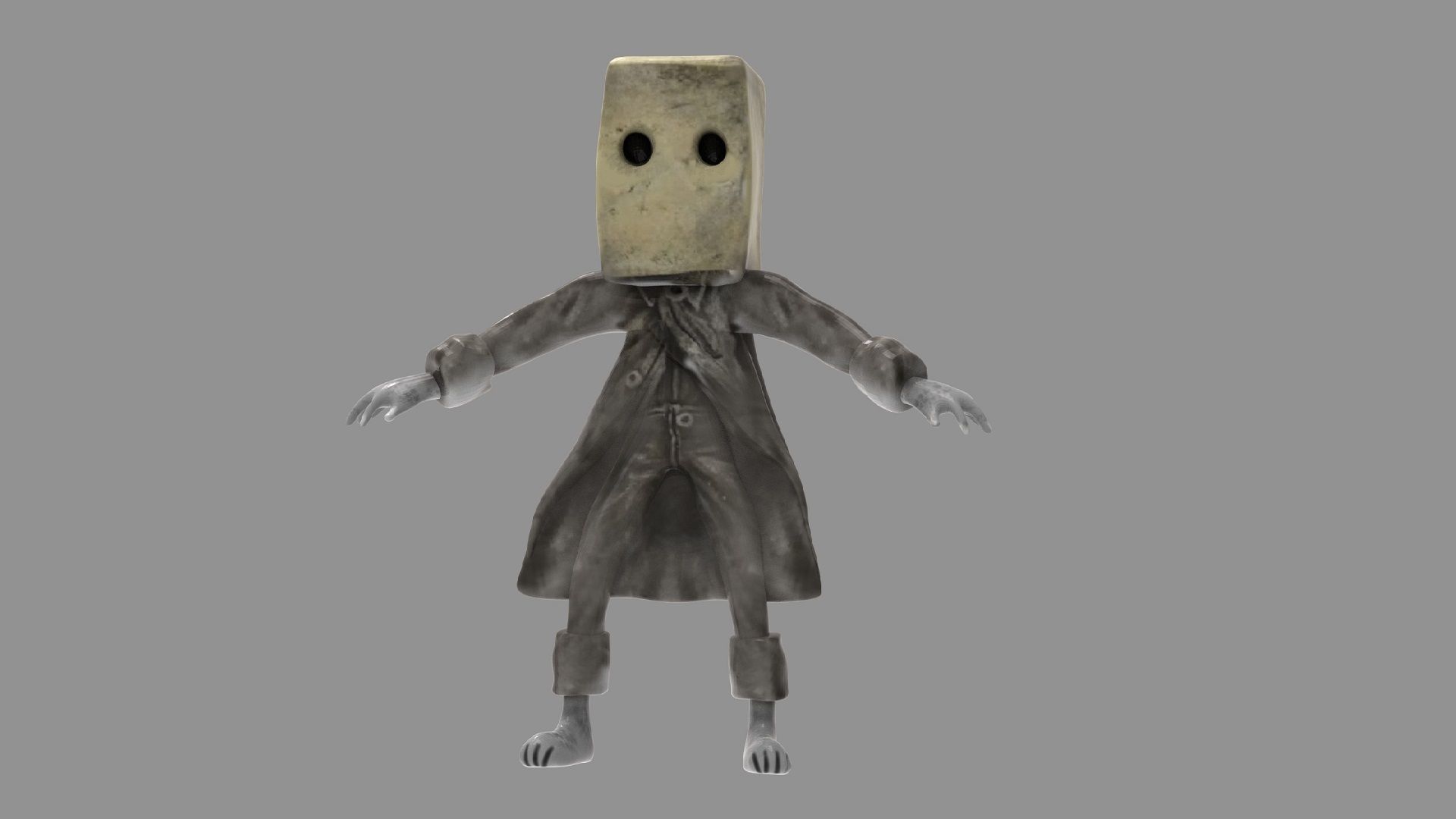 Little Nightmares II Mono Low-poly 3D model_2
