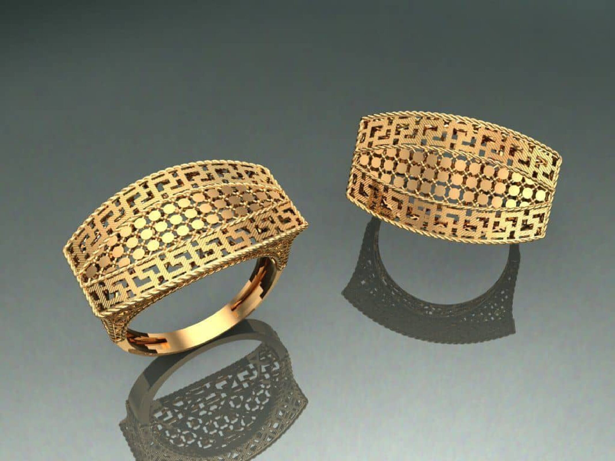 fusion turkishe rings  3D print model_35