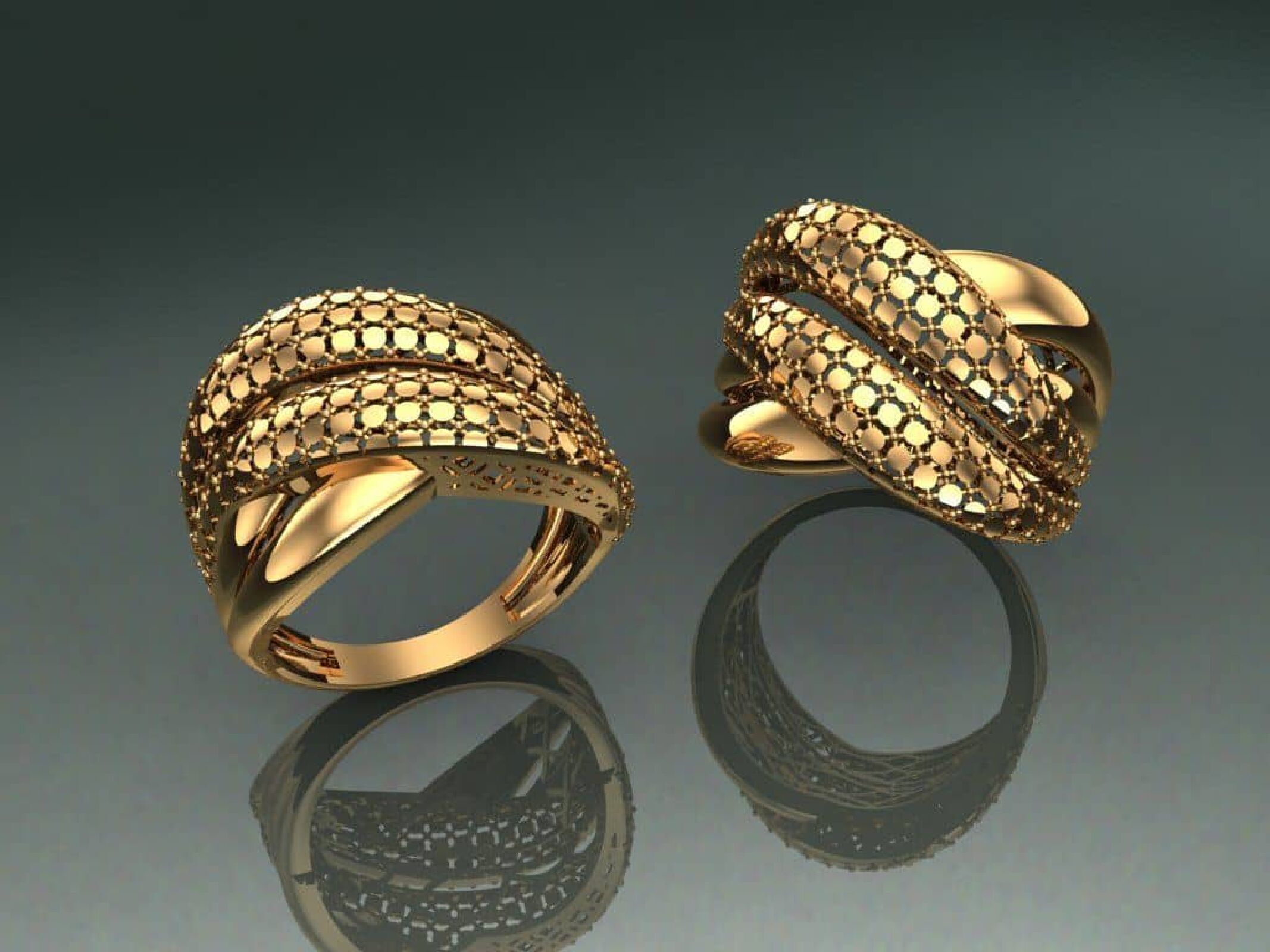 fusion turkishe rings  3D print model_1