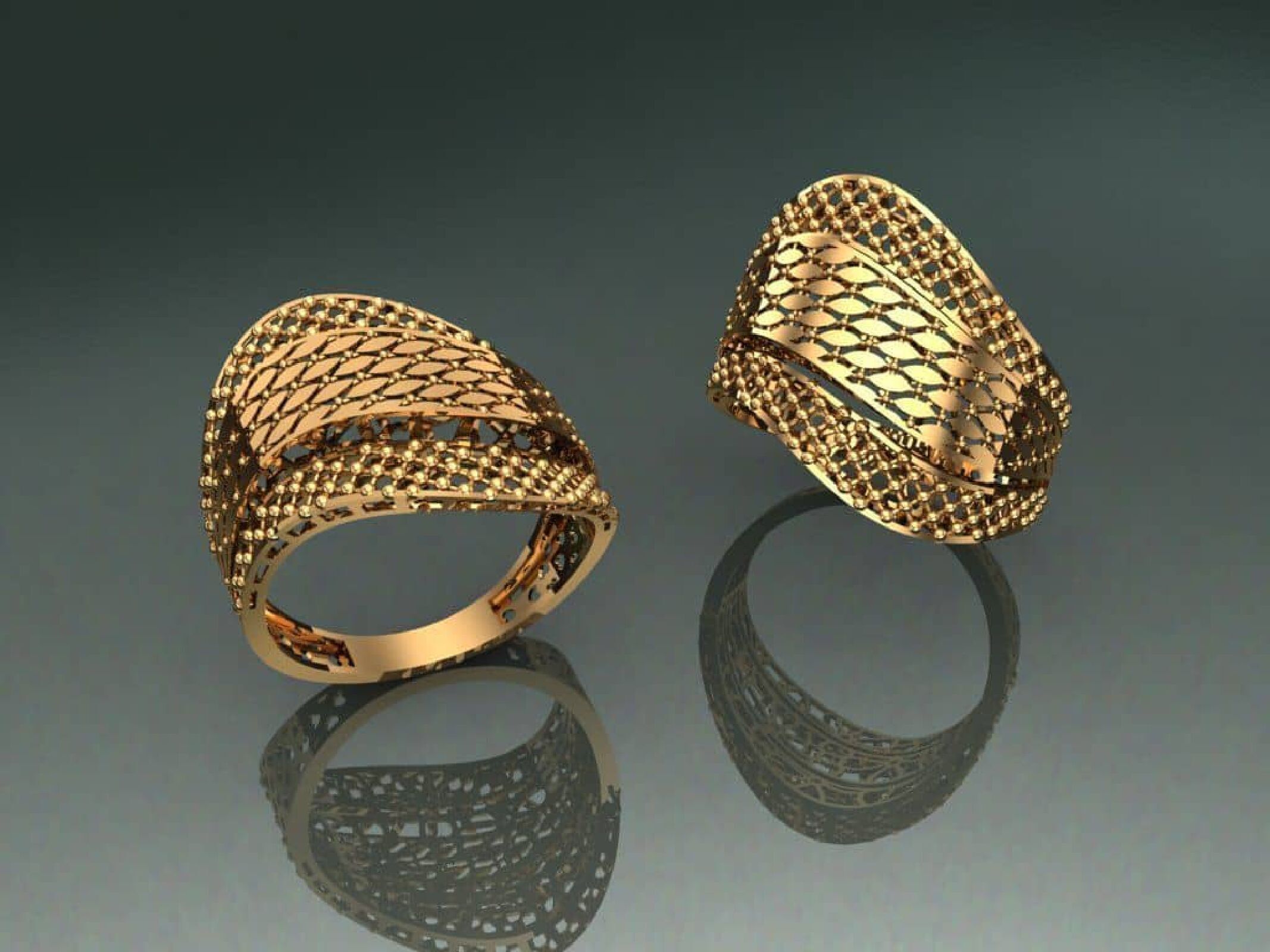 fusion turkishe rings  3D print model_16