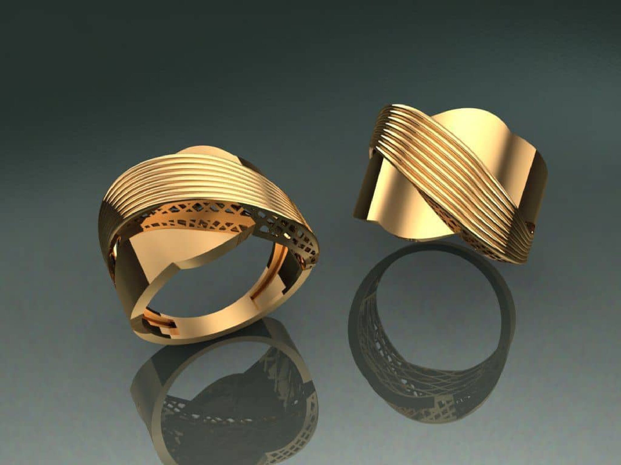 fusion turkishe rings  3D print model_9