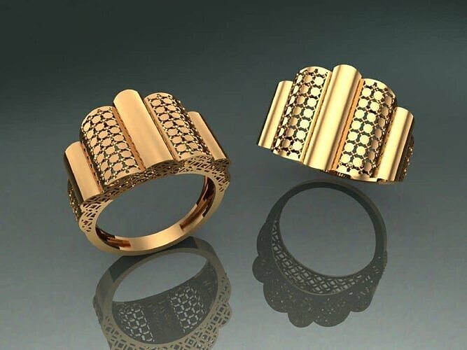 fusion turkishe rings  3D print model
