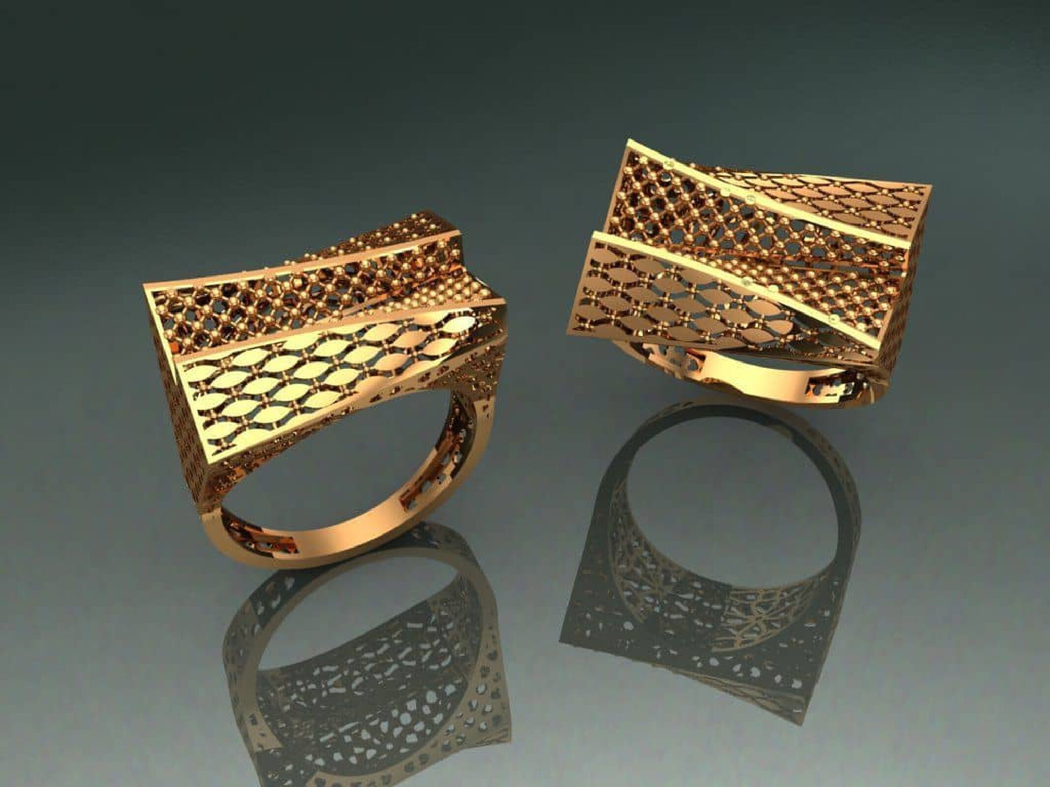 fusion turkishe rings  3D print model_43