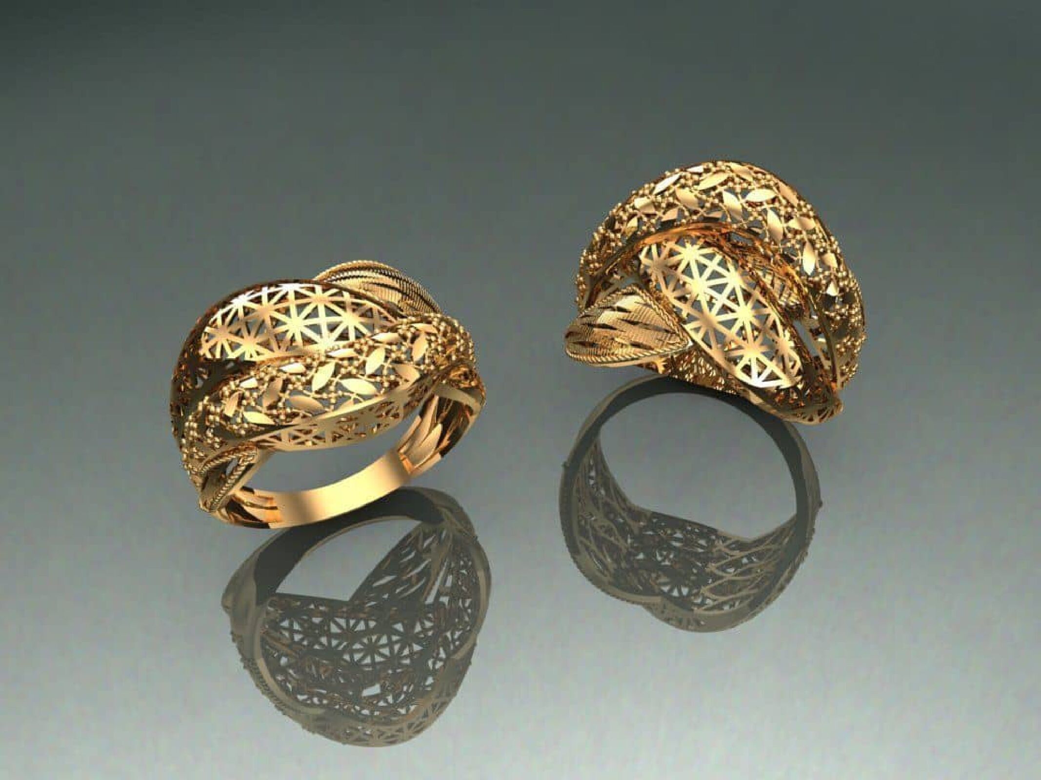 fusion turkishe rings  3D print model_12