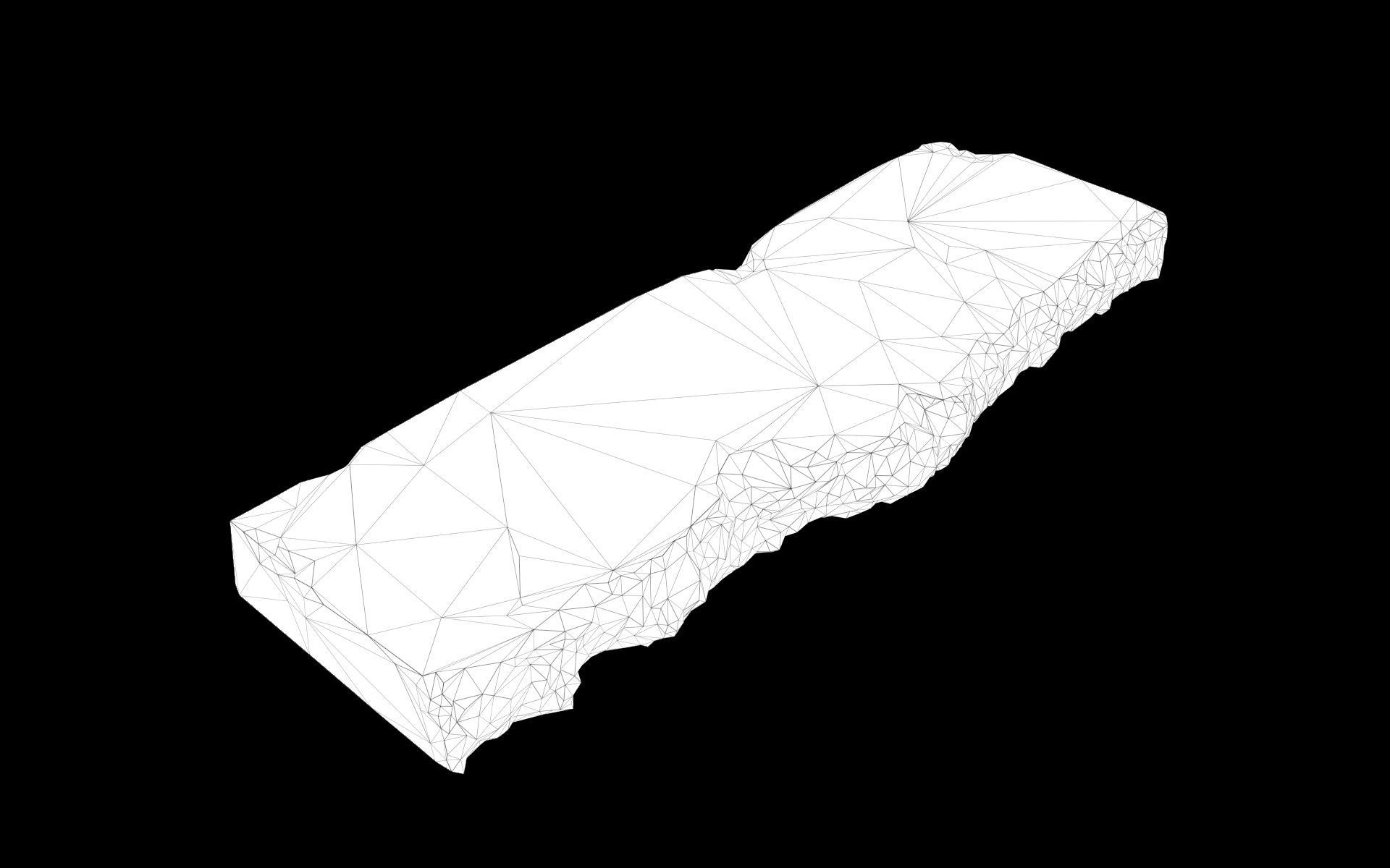 Concrete Debris 08 Low-poly 3D model_7