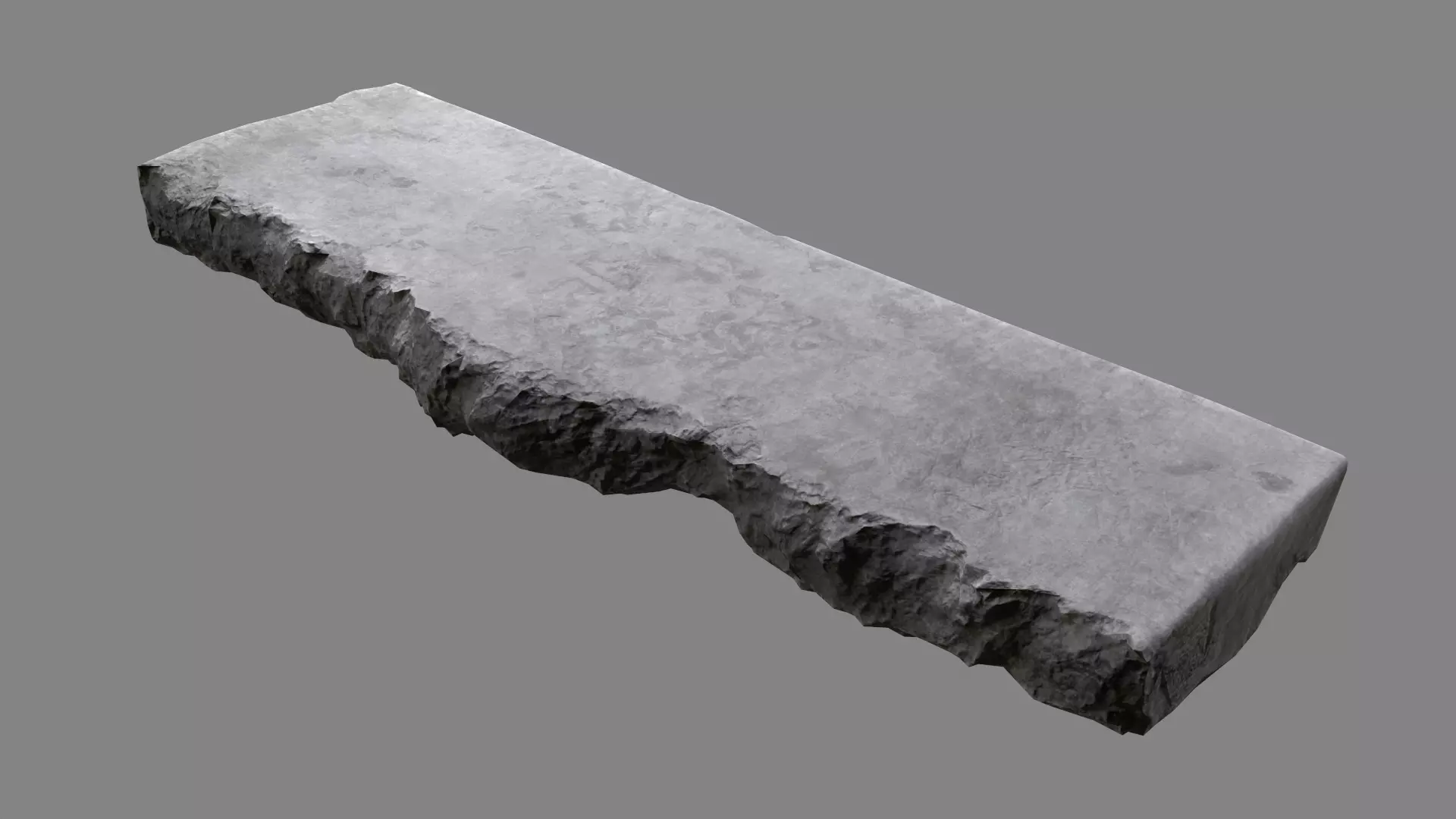 Concrete Debris 08 Low-poly 3D model_0