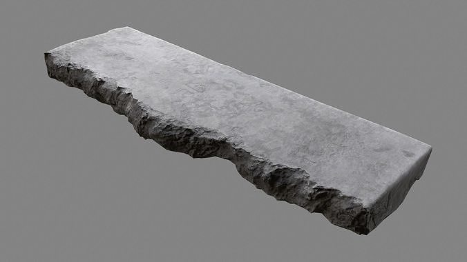 Concrete Debris 08 Low-poly 3D model