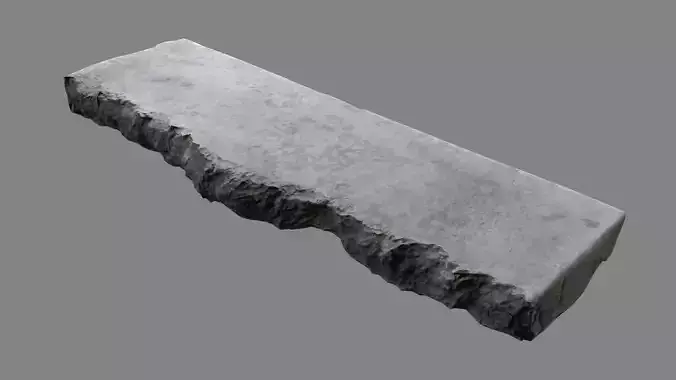 Concrete Debris 08 Low-poly 3D model