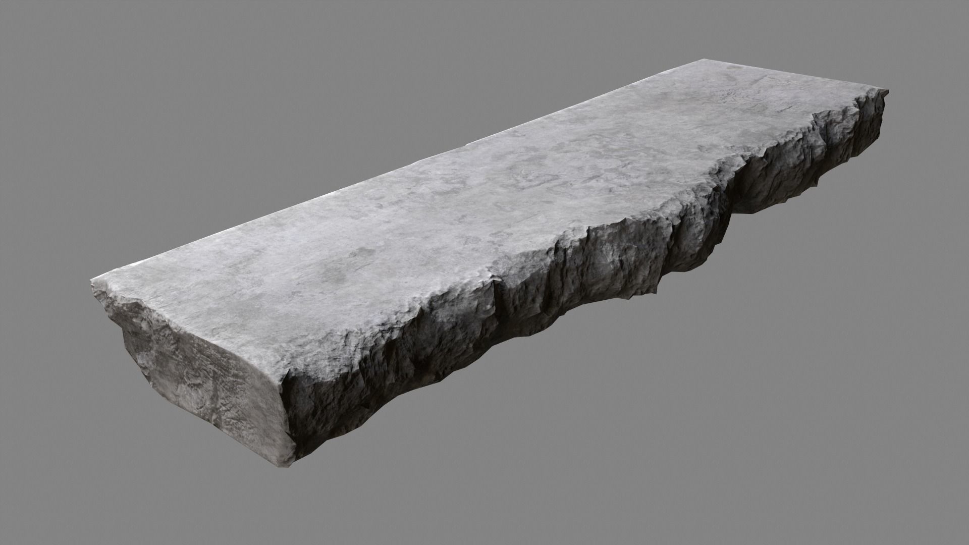 Concrete Debris 08 Low-poly 3D model_2