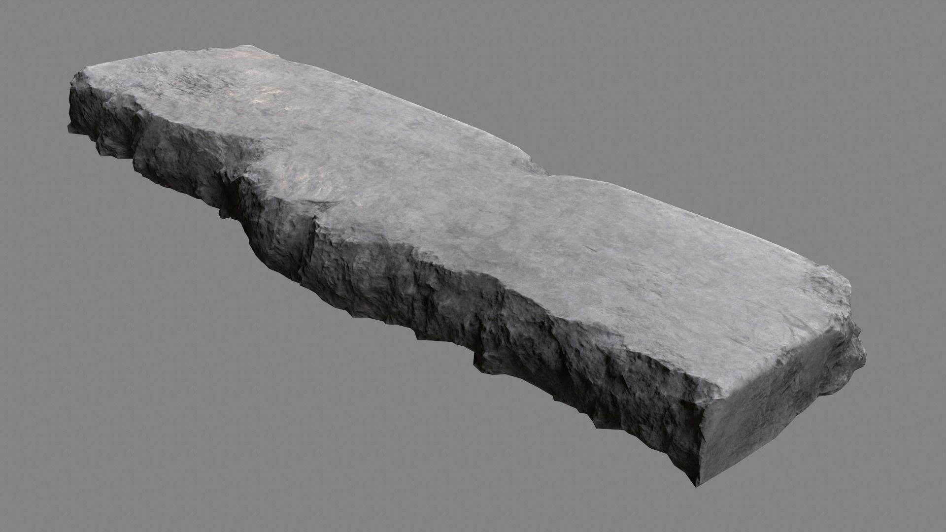 Concrete Debris 08 Low-poly 3D model_3