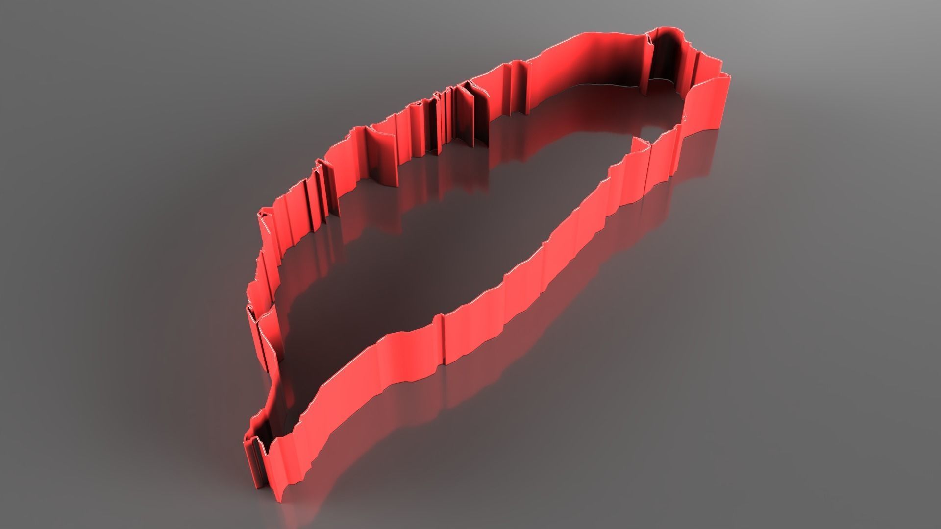 Taiwan 3D Map 3D model_1