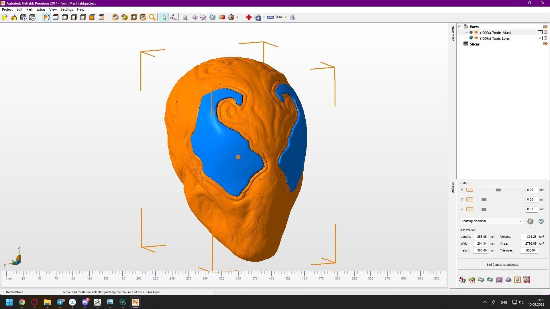 Toxin Mask 3D print model_20