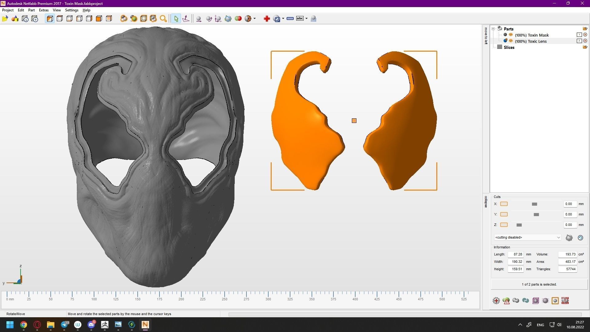 Toxin Mask 3D print model_21