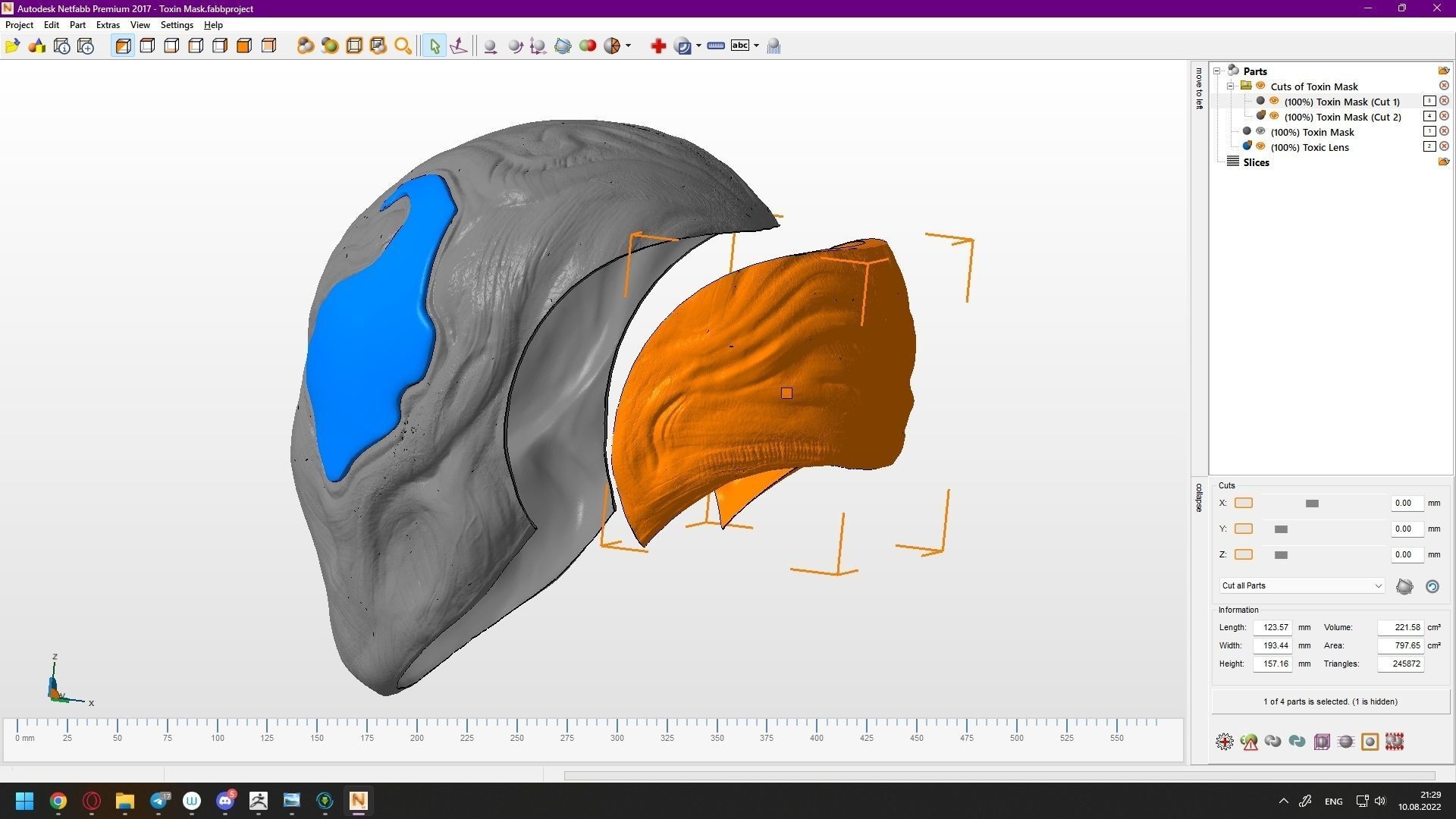 Toxin Mask 3D print model_23