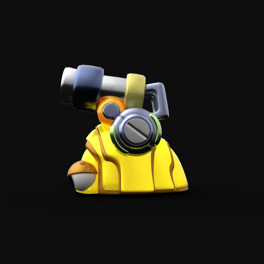 GunBound Grub 3D model_2