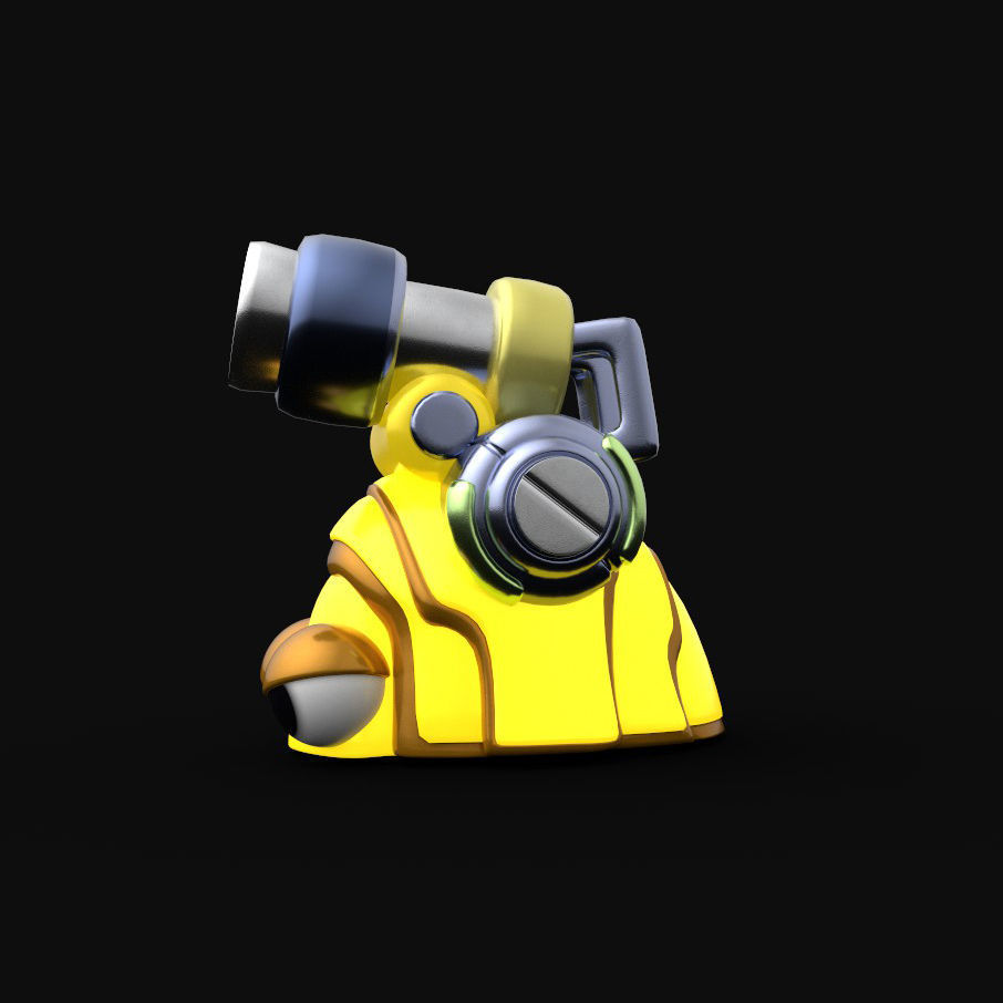 GunBound Grub 3D model_1