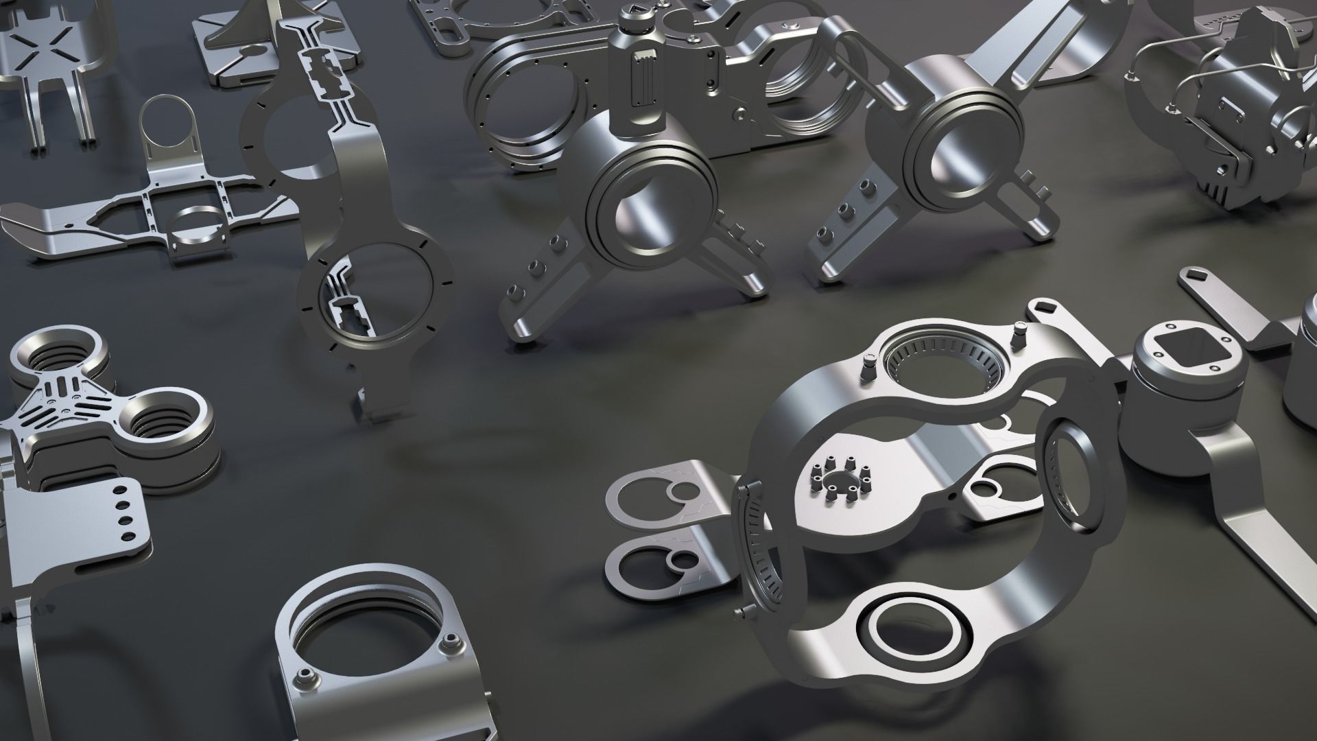 Sci-Fi Hard Surface KITBASH 65 DETAILS  3D model_7