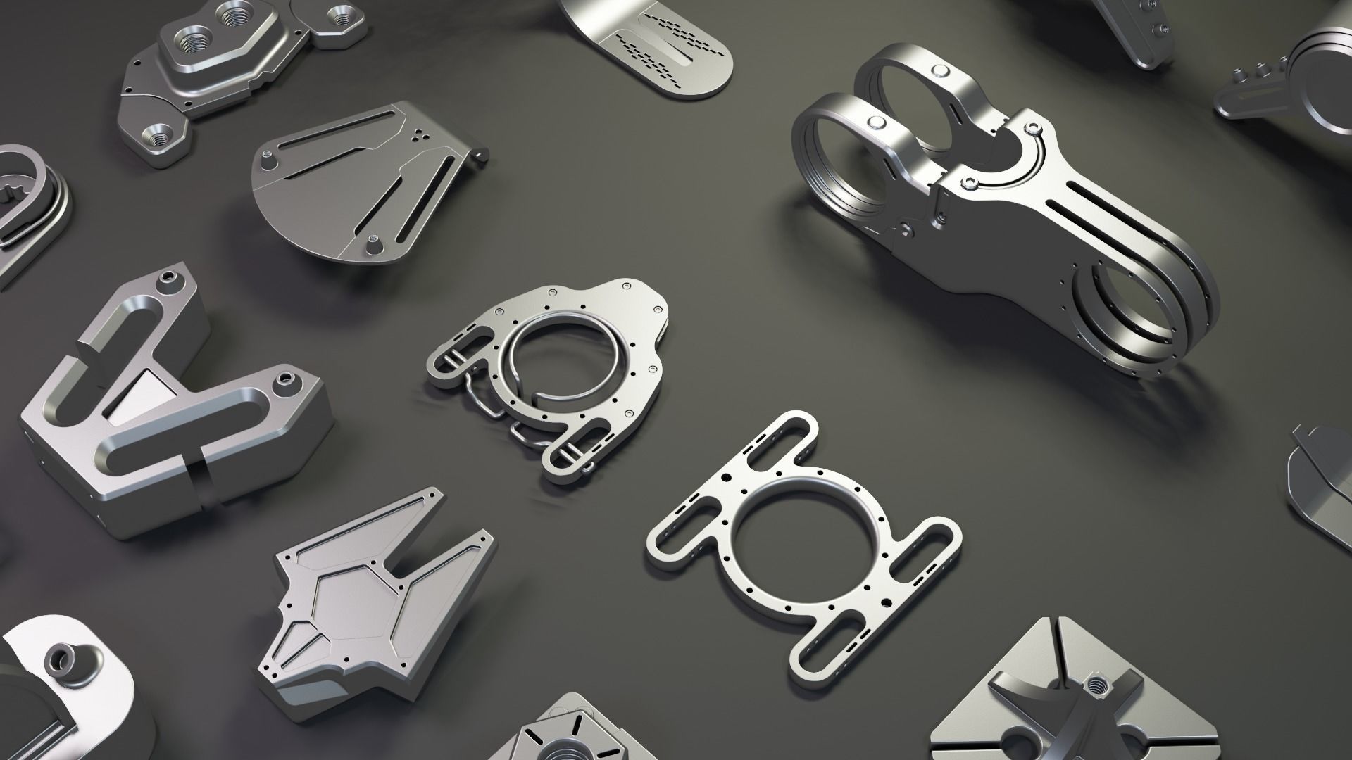 Sci-Fi Hard Surface KITBASH 65 DETAILS  3D model_4