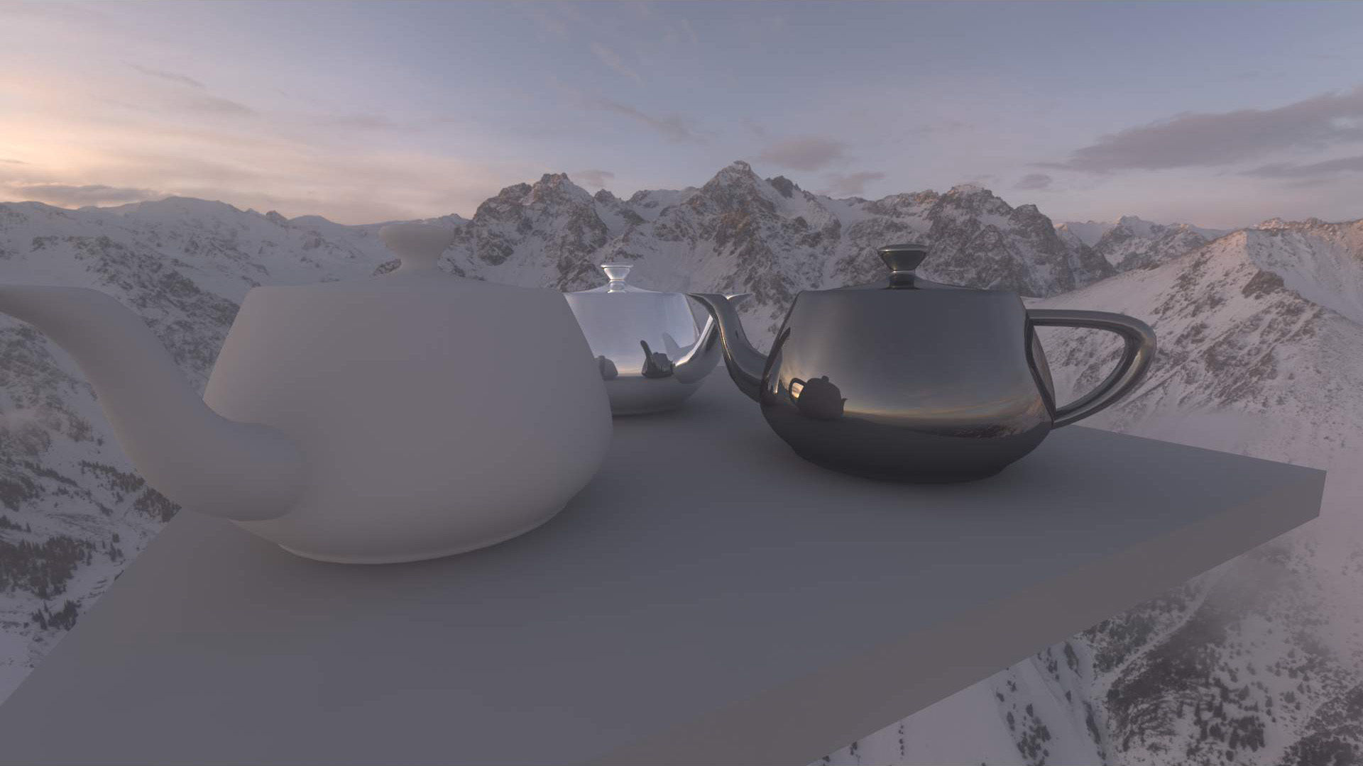 HDR - Mountains 3D model_1