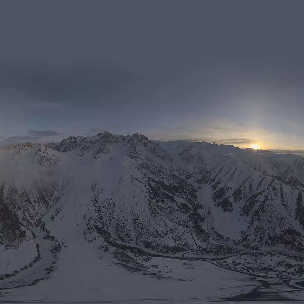 HDR - Mountains 3D model_0