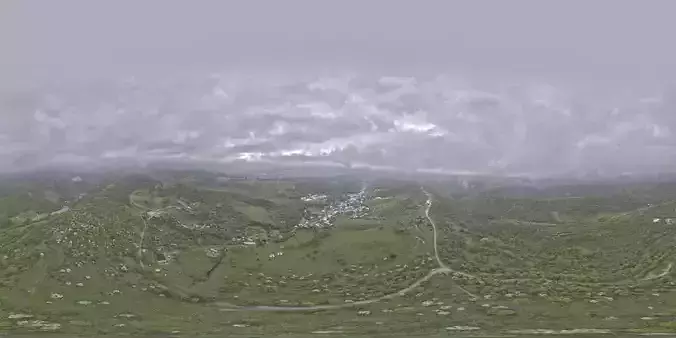 HDR - Mountains View from The Clouds Height