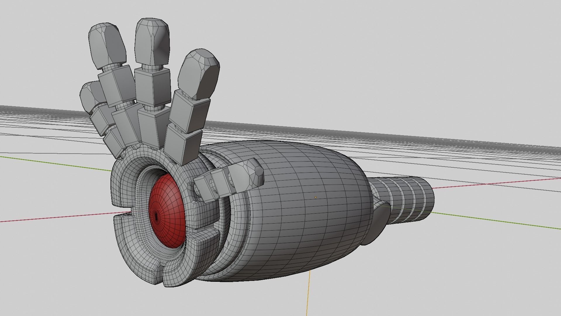 Robotic arm Free 3D model_2