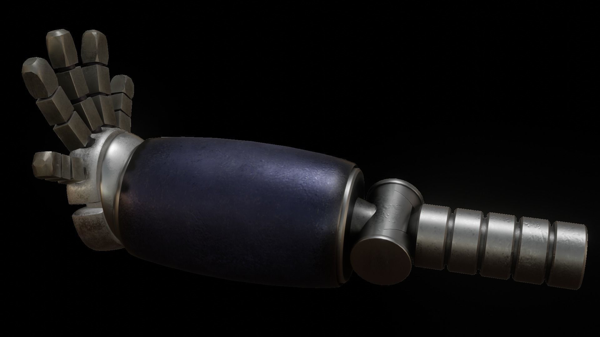 Robotic arm Free 3D model_1