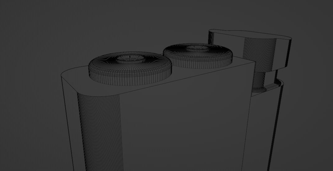 Modern Lighter  - Low-poly 3D Model Low-poly 3D model_15