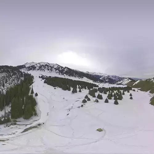 HDR - Kok Zhailau Winter 3D model