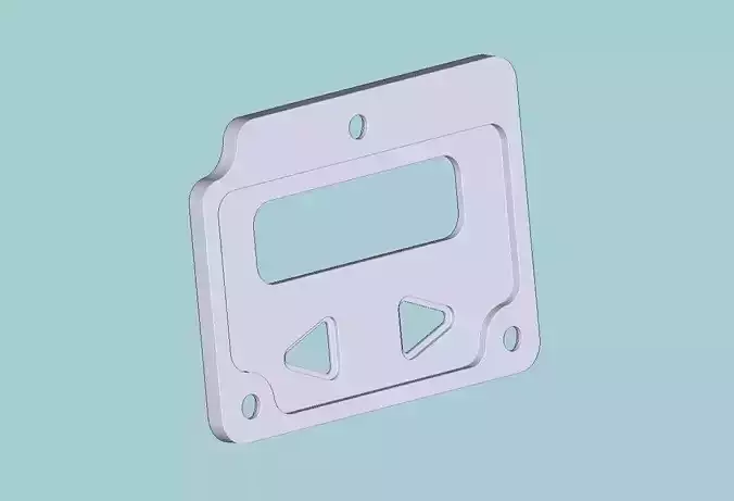 Billetbox Rev4 Inner control plate 3D print model