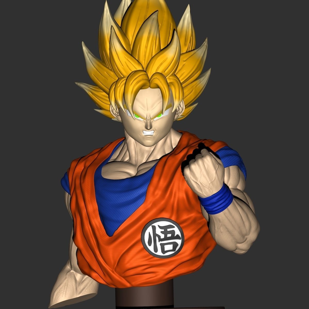 Son Goku dragonball Z 3D print model_6
