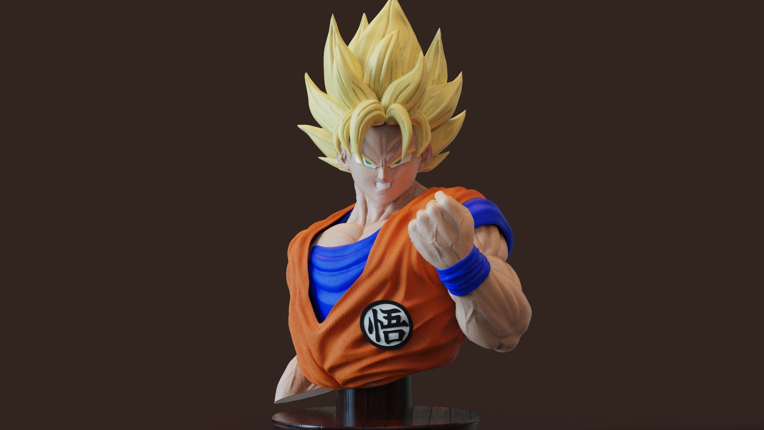 Son Goku dragonball Z 3D print model_1
