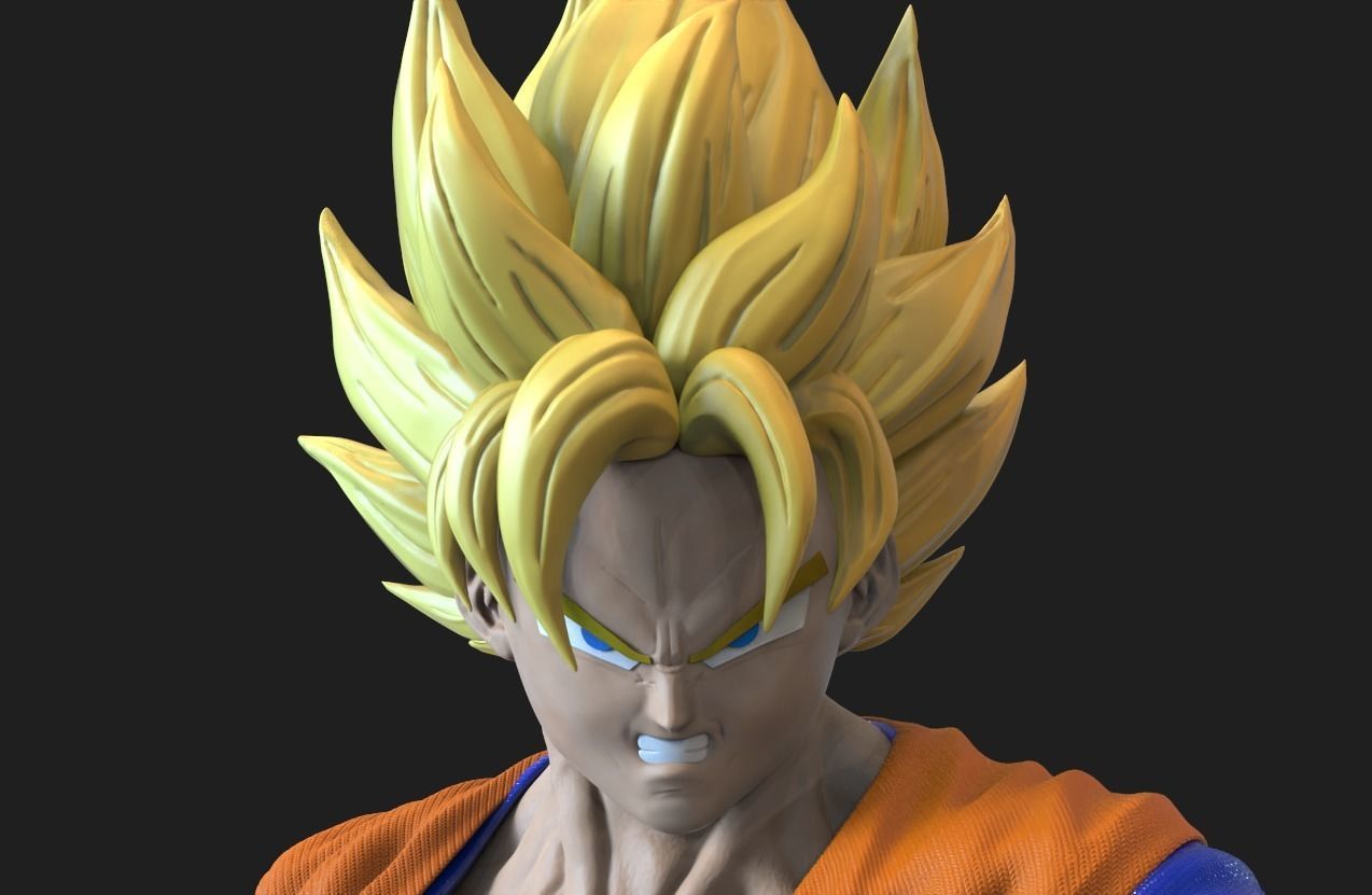 Son Goku dragonball Z 3D print model_5