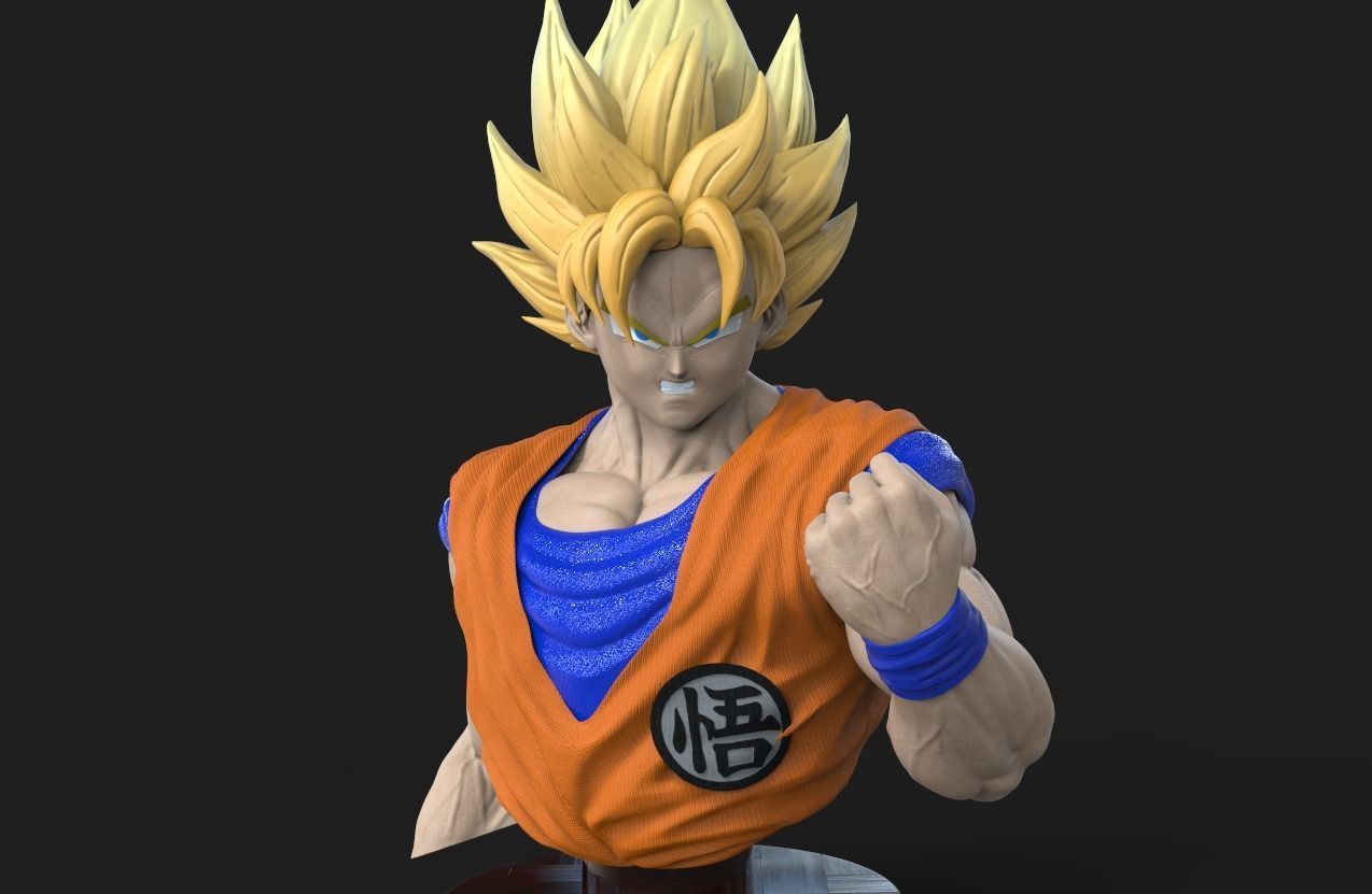 Son Goku dragonball Z 3D print model_4