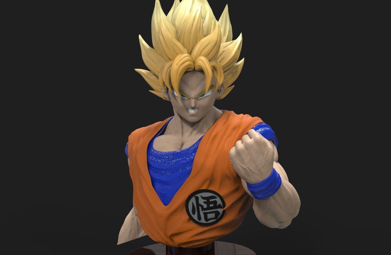 Son Goku dragonball Z 3D print model_3