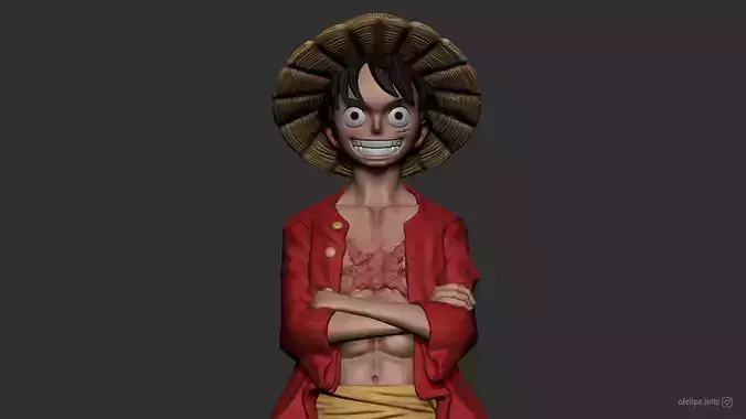 Monkey D Luffy 3D print model