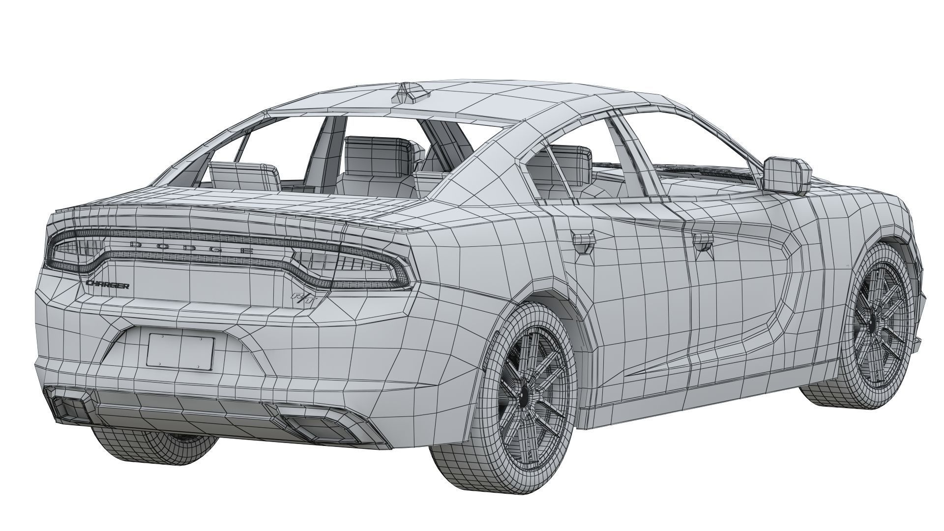 Dodge Charger R-T 2015 3D model_8