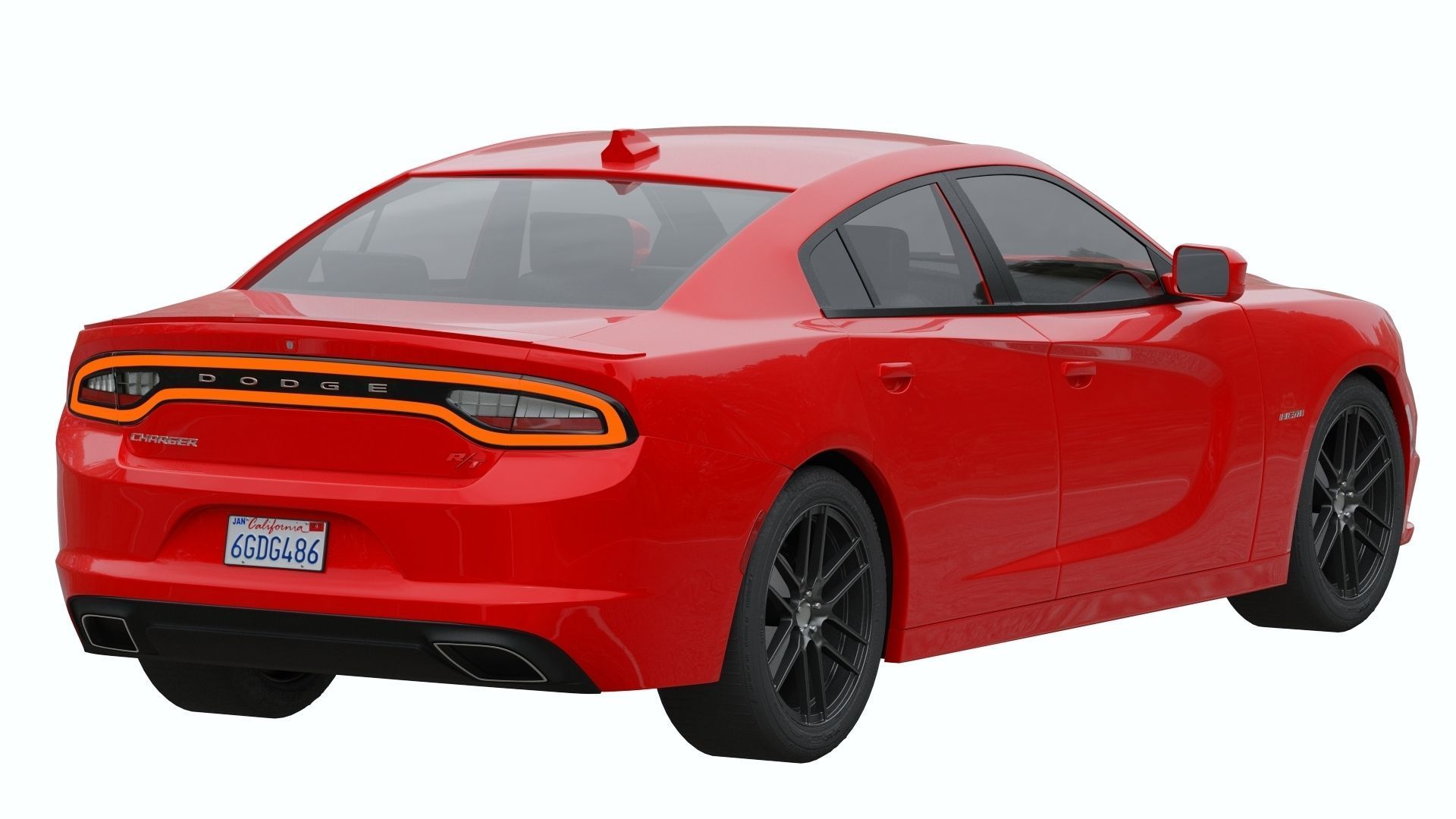 Dodge Charger R-T 2015 3D model_1