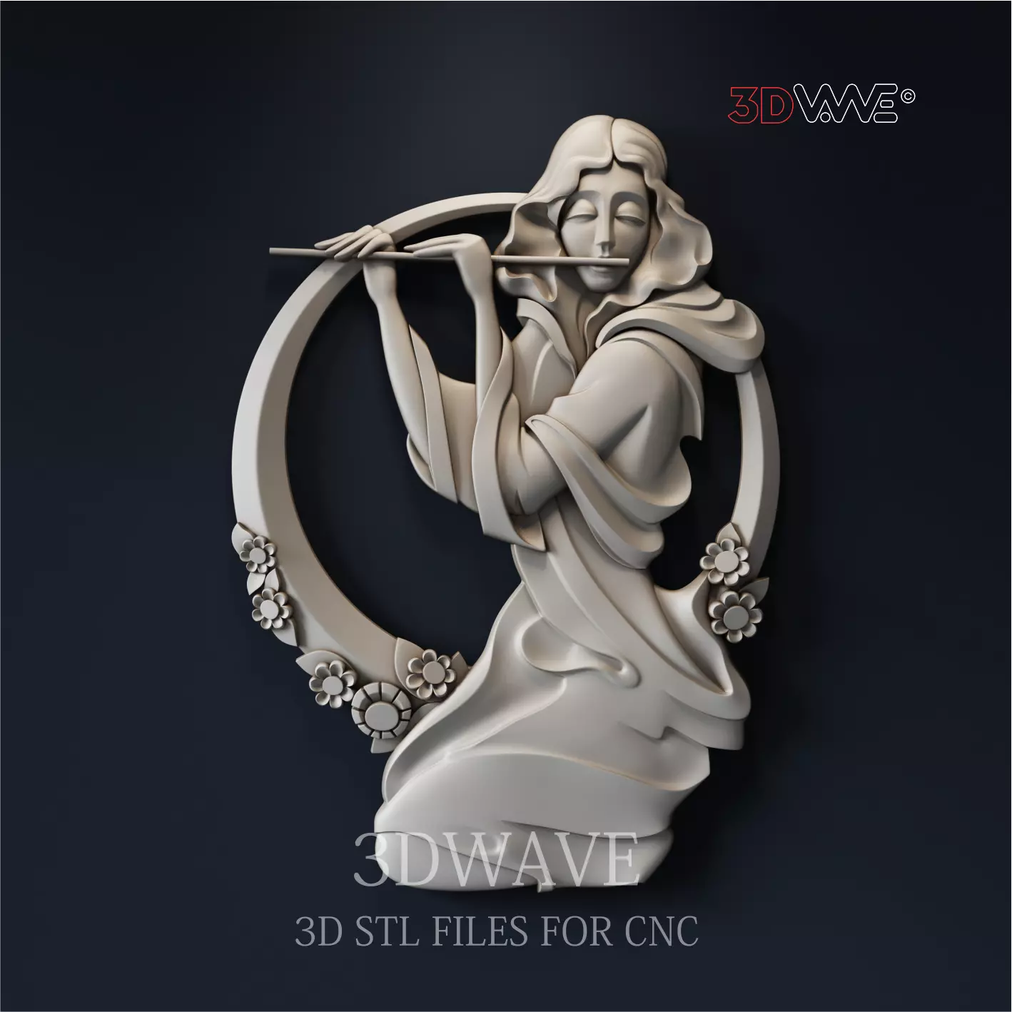 A GIRL WITH FISTULA 3d stl files for CNC 3D model_0